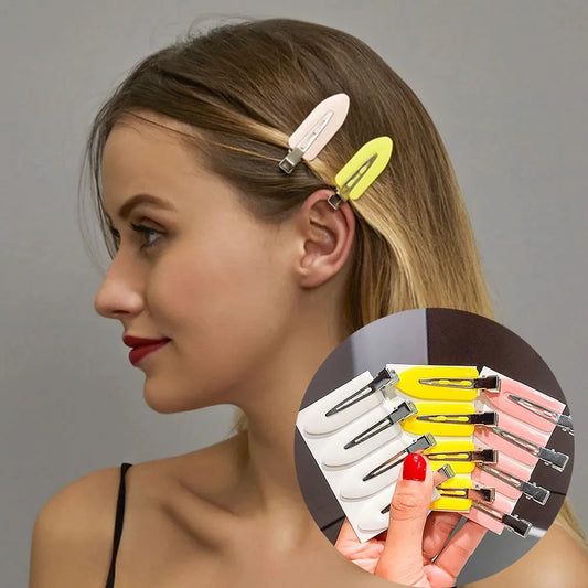 10Pcs/Set Beauty Salon Seamless Hairpin Professional Styling Hairdressing Makeup Tools Hair Clips For Women Girl