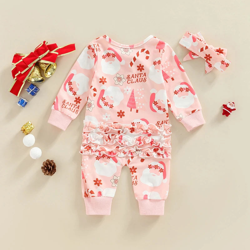 Baby Girls Christmas Jumpsuit