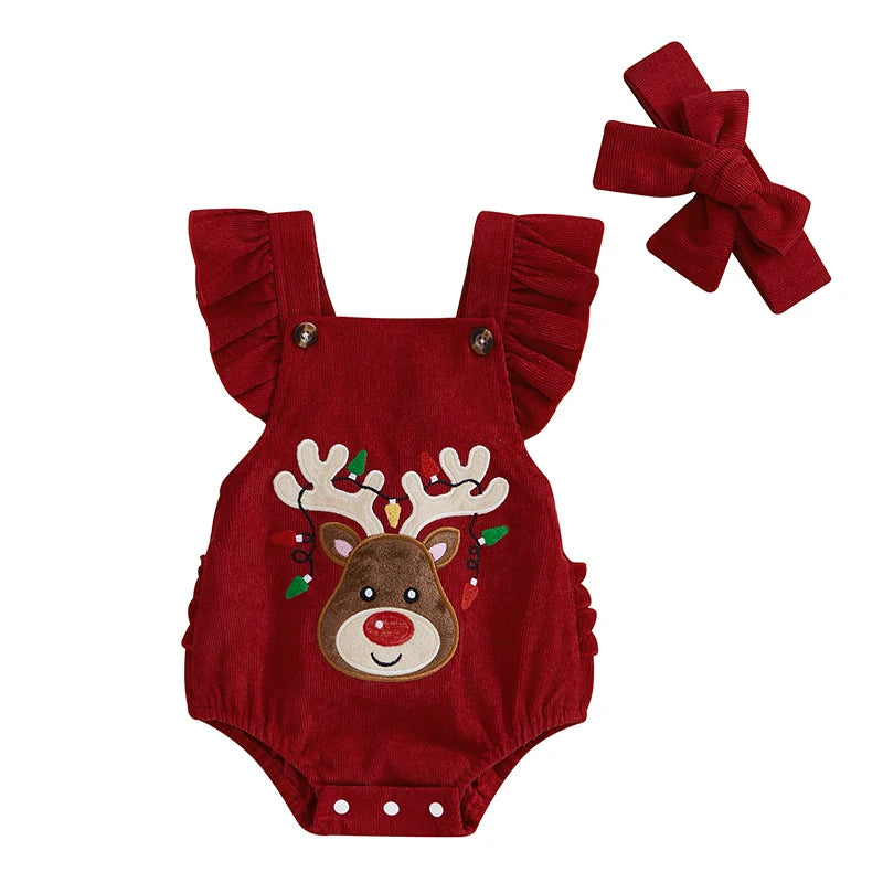 Baby Girls Christmas Jumpsuit 