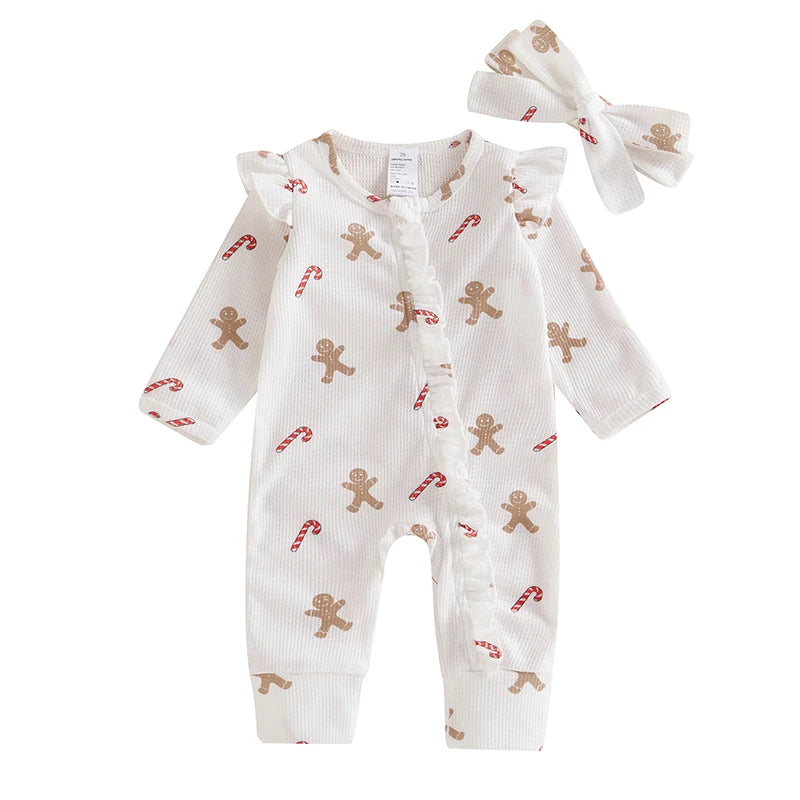 Baby Girls Christmas Jumpsuit