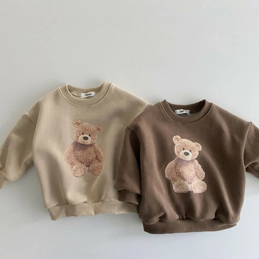 Girl Boy Autumn Winter Warm Baby Toddler Sweatsuit Clothing