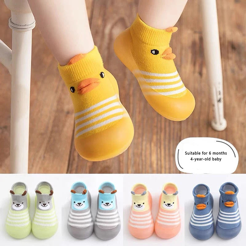 Baby Socks Shoes, Cute Cartoon Animal Non-slip Socks Soft Lightweight Floor Socks