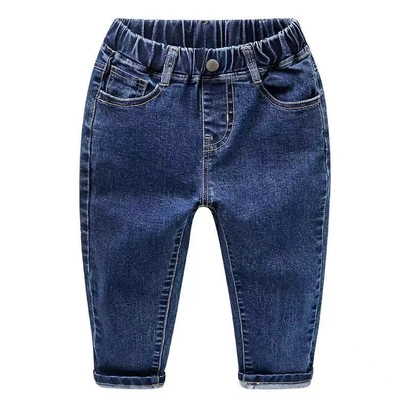 Kids Boys Jeans Fashionable Elastic Pants