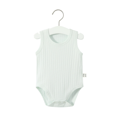 Baby Rompers Round-neck Summer Baby Bodysuit Plain Infant clothes