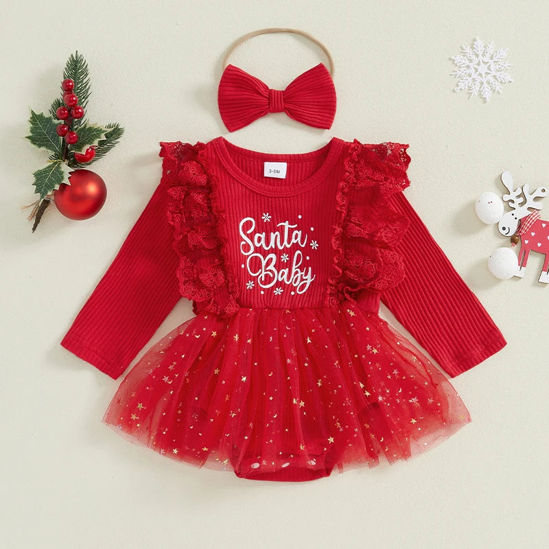 Baby Girls Christmas Romper