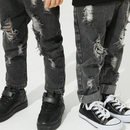 Boy Elasticized Ripped Denim Jeans Soft and Comfortable for Outings and Daily Wear