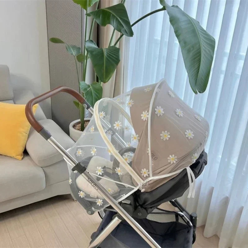 Baby Stroller Pushchair Mosquito Insect  Net Safe Infants Protection Mesh Stroller