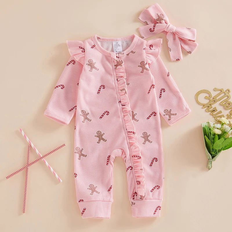 Baby Girls Christmas Jumpsuit