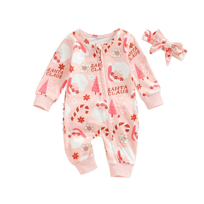 Baby Girls Christmas Jumpsuit