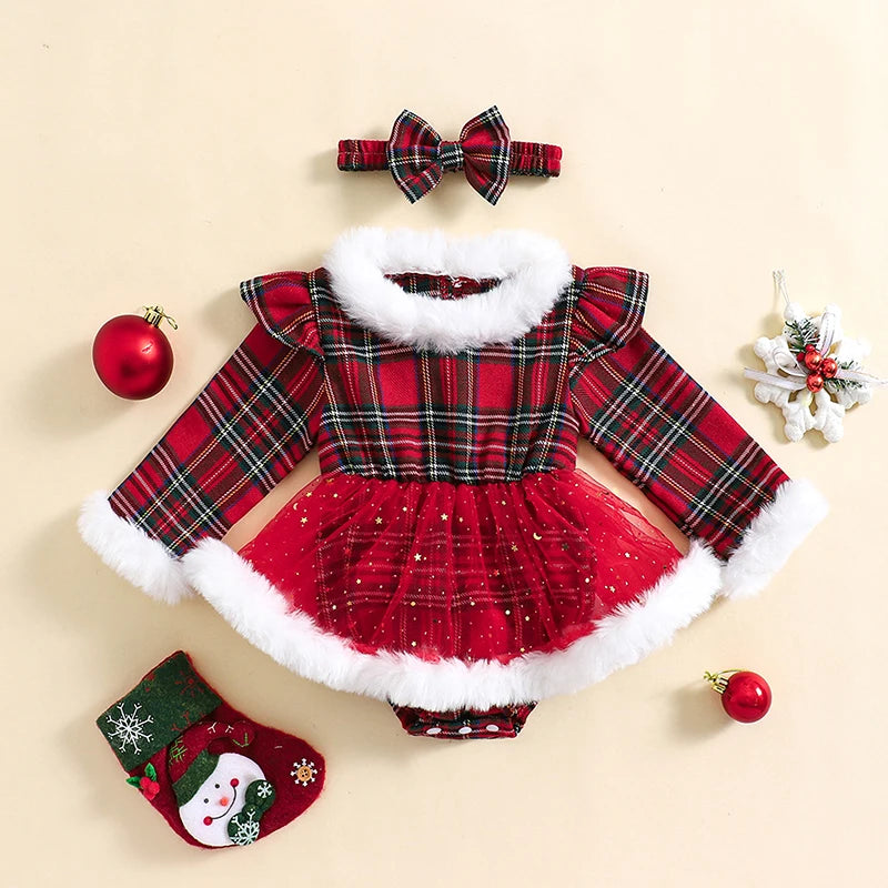 Baby Girls Christmas Romper