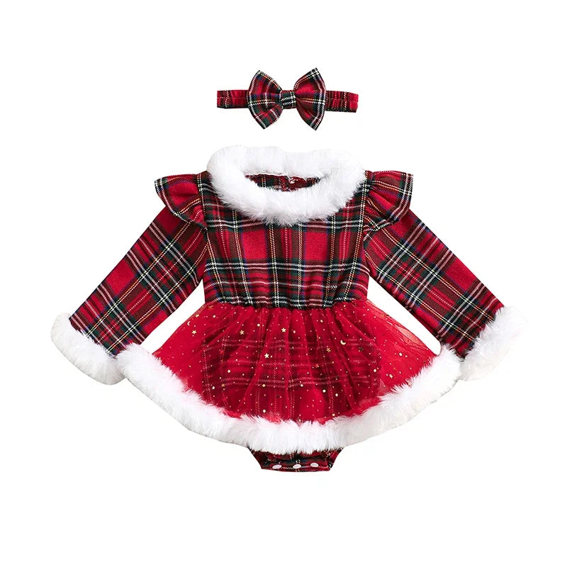 Baby Girls Christmas Romper