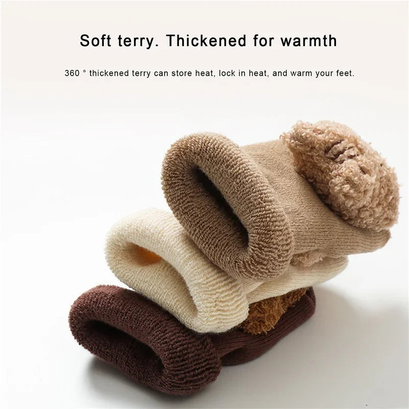 Baby Socks Slipper Socks Kids Newborn Warm Thick Grip Socks