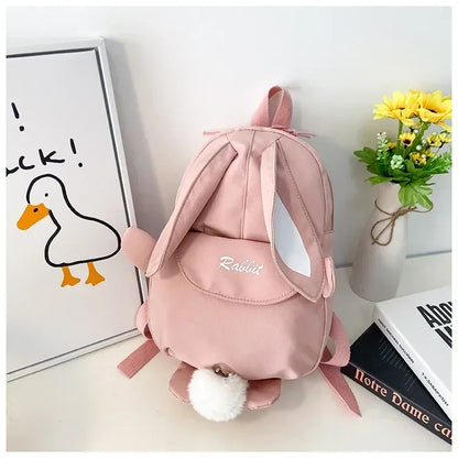 Children School Bags Bunny Portable Backpacks Kids Travel Rucksacks Backpack