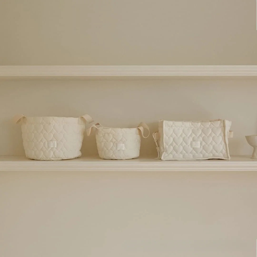 Cotton Baby Diaper Bag Clothes Toys Storage Basket Baby Items Organizer Bedding Crib Diaper Caddy Nappy