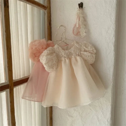 Baby Dress Summer Princess One Year Baby Girls Dress Clothes Flower Dresses