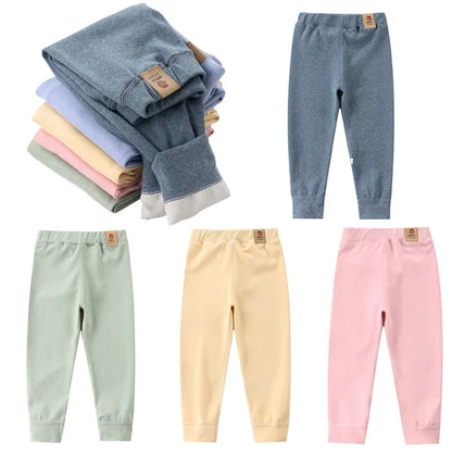 Children's Padded Bottoms Single Trousers Girls Pants