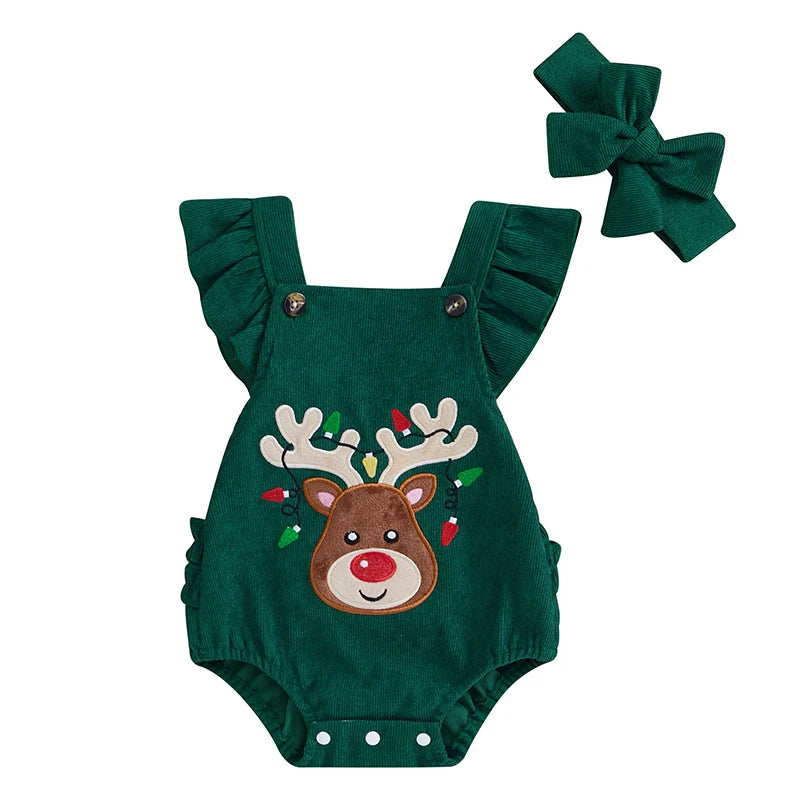 Baby Girls Christmas Jumpsuit 