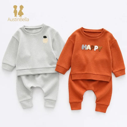 Baby Boy Girls Sweatshirts + Bottom