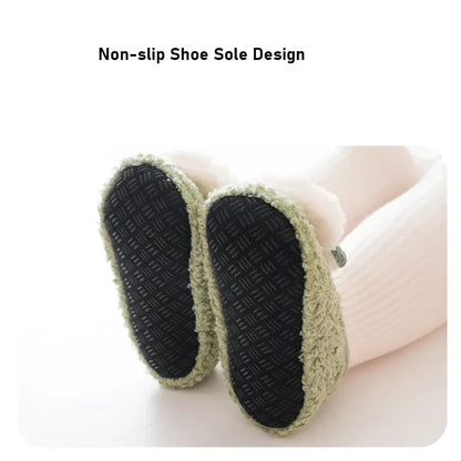 Baby Slippers Toddler Plush Floor Sock Shoes Children Soft Sole Walking Shoes