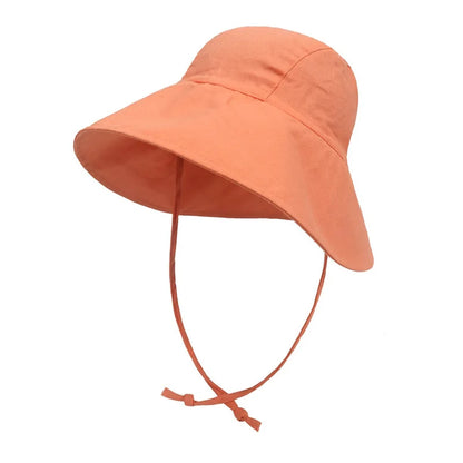 Baby Sun Hat Summer Spring Kids Bucket Hat for Girls Boys Cotton Linen Cap