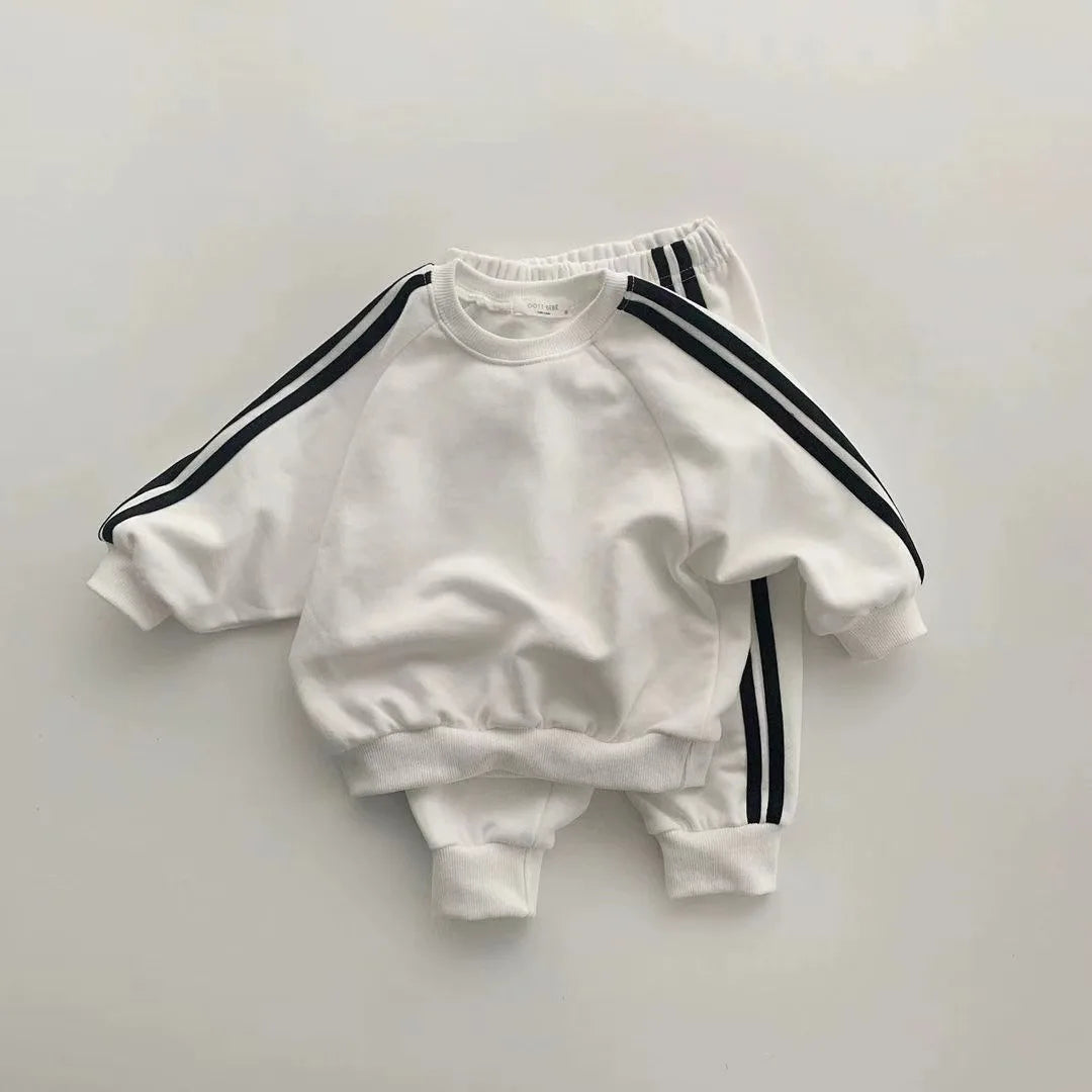 Children Casual Sweatshirt + Pants 2pcs Gym Suit Infant Cotton Pullover Outfits