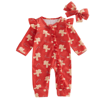 Baby Girls Christmas Jumpsuit