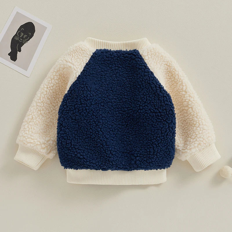 Toddler Long Sleeve Jacket Button Cardigan for Infant Baby Outwear