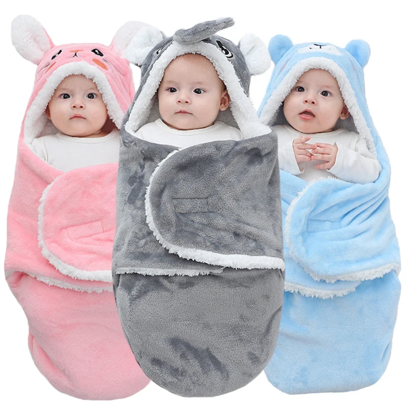 Soft Baby Sleeping Bags  Newborn Baby Wrap Blankets