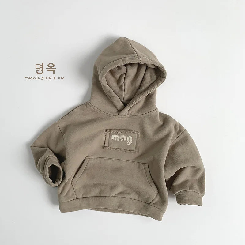 Boys Hooded Warm Coats Girls Outerwear Casual Clothes For child