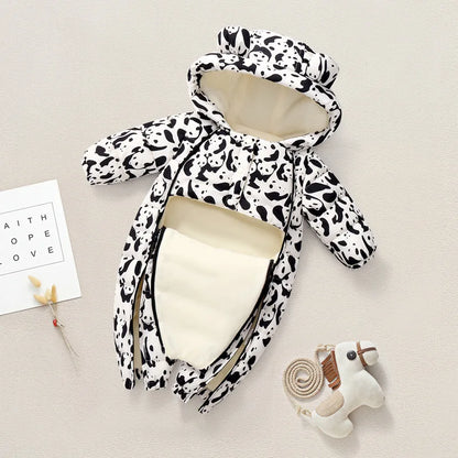 New born Baby Girl clothes Winter wear Snowsuit Plus Velvet Thick Baby Boy Jumpsuit Romper Overalls Toddler Coat infant overcoat