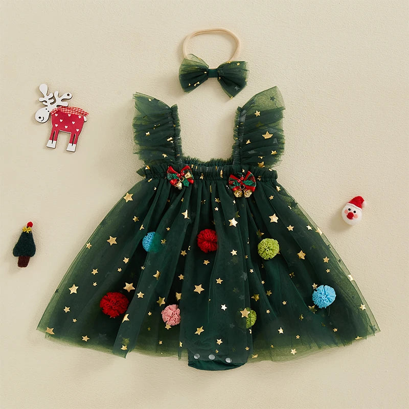 Baby Girl Christmas Romper