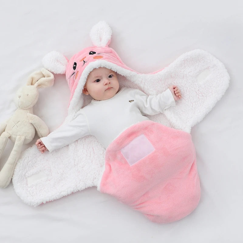 Soft Baby Sleeping Bags  Newborn Baby Wrap Blankets