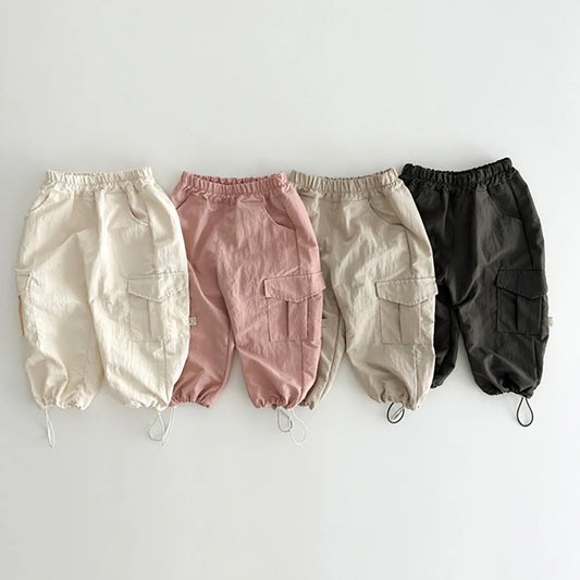 New Baby Loose Trousers Infant Boy/Girl Cargo Pants Toddler Harem Pants