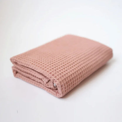 Waffle Baby Blankets Newborn Super Soft Tassel Blankets Quilt Organic Cotton Muslin Blanket Swaddle Wrap