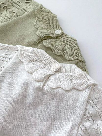 Boy Girl Infant Cotton Short Sleeve Tops+Shorts 2pcs Baby Solid Casual Sweater Set