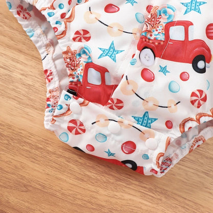 baby boy Christmas bow dress