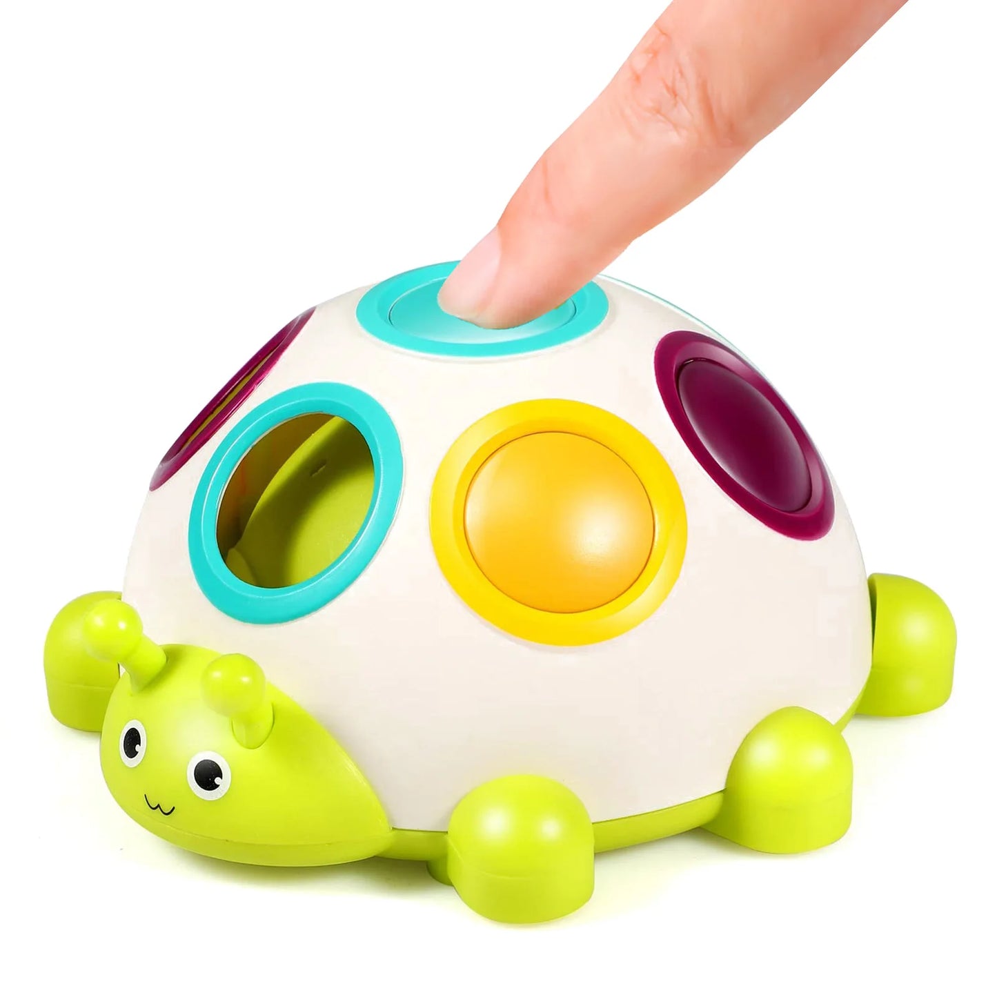 Toddler Educational Puzzle Fidget Toys Boys Girls Brain Teaser Color Matching Finger Pick Hole