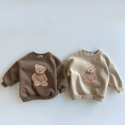 Girl Boy Autumn Winter Warm Baby Toddler Sweatsuit Clothing