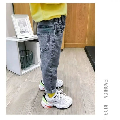 Boys Jeans Long Pants Spring And Autumn Fashionable Baby Pants