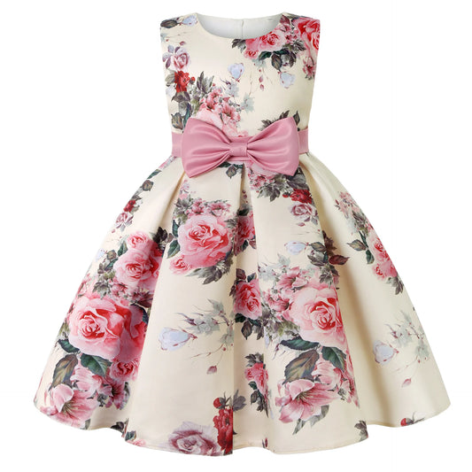 Girls Dress Casual Cotton Christmas Kids Princess Party Costume Fashion Clothing For Children