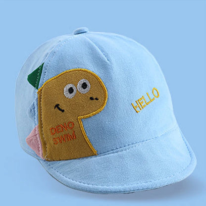 Boys Baseball Hats Cartoon Animal Pattern Peaked Cap Sun Protection Cap