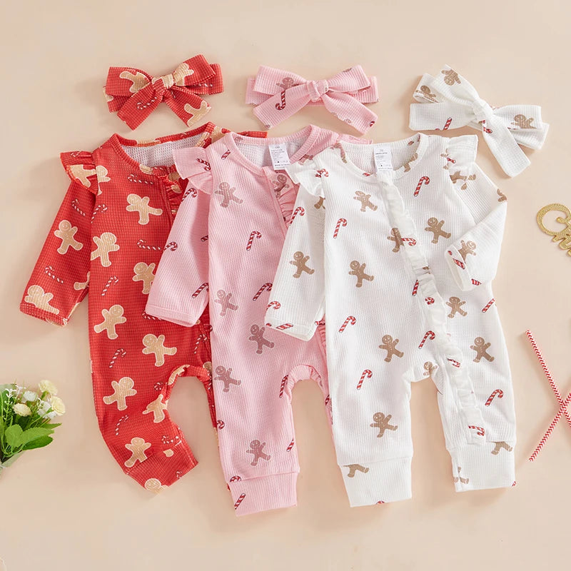 Baby Girls Christmas Jumpsuit