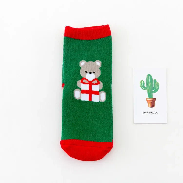 Children's Christmas Terry Socks