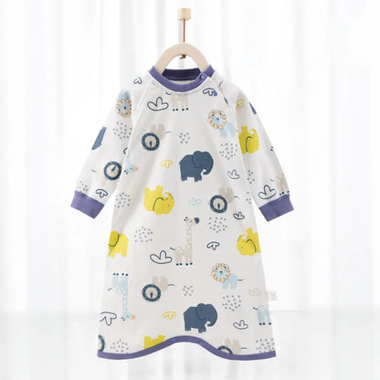 Baby Summer Cotton Long Sleeves Sleeping Bags Infant Wearable Blanket Sleep Bag