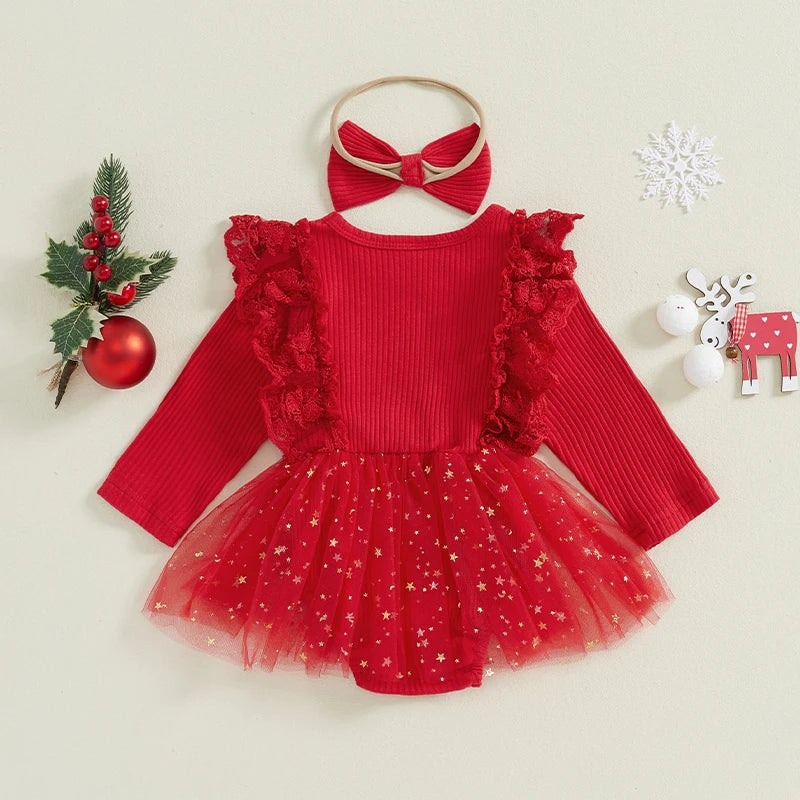 Baby Girls Christmas Romper