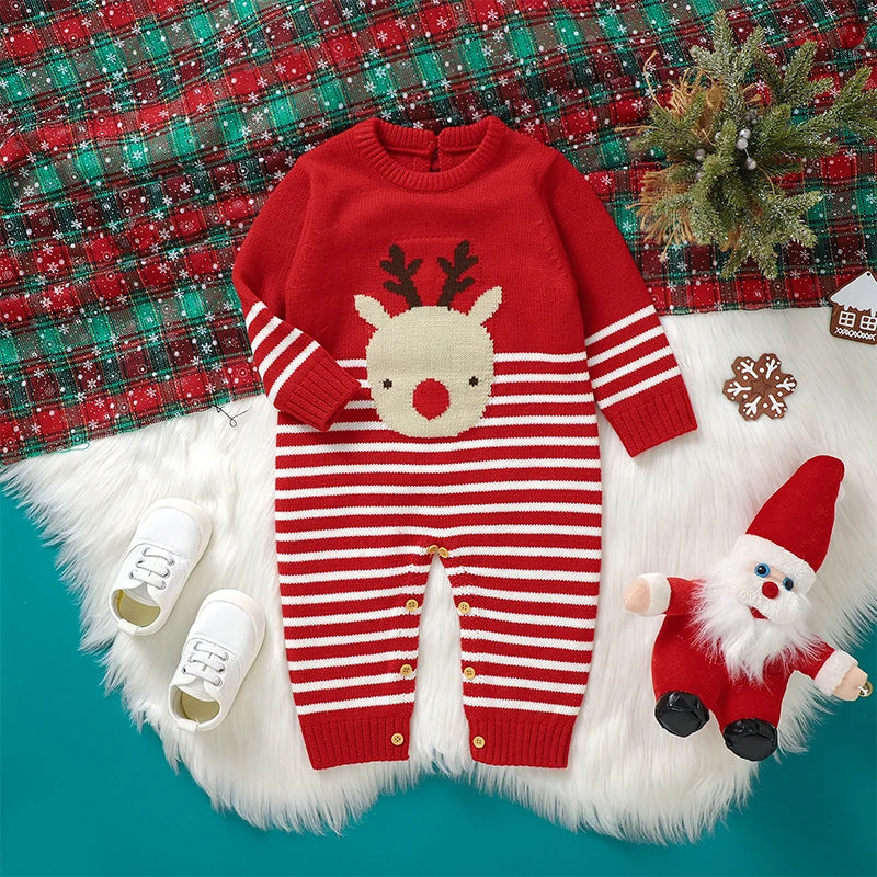 Christmas Sweater Rompers 