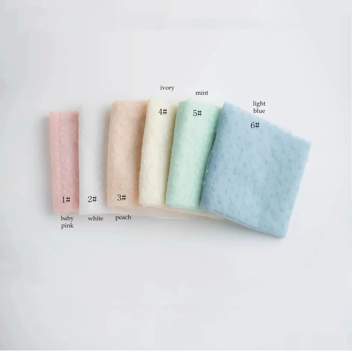 Baby heart shape gauze for newborn photography props,baby lightsome wrap