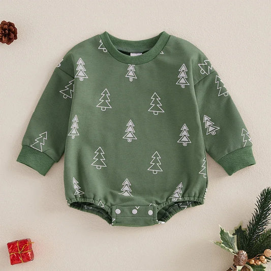 Romper christmas Print Sweatshirt