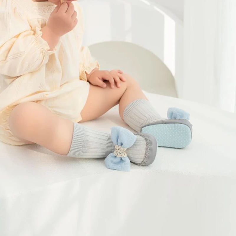 Baby Girls Socks Shoes Soft Floor Socks Princess Ankle Socks