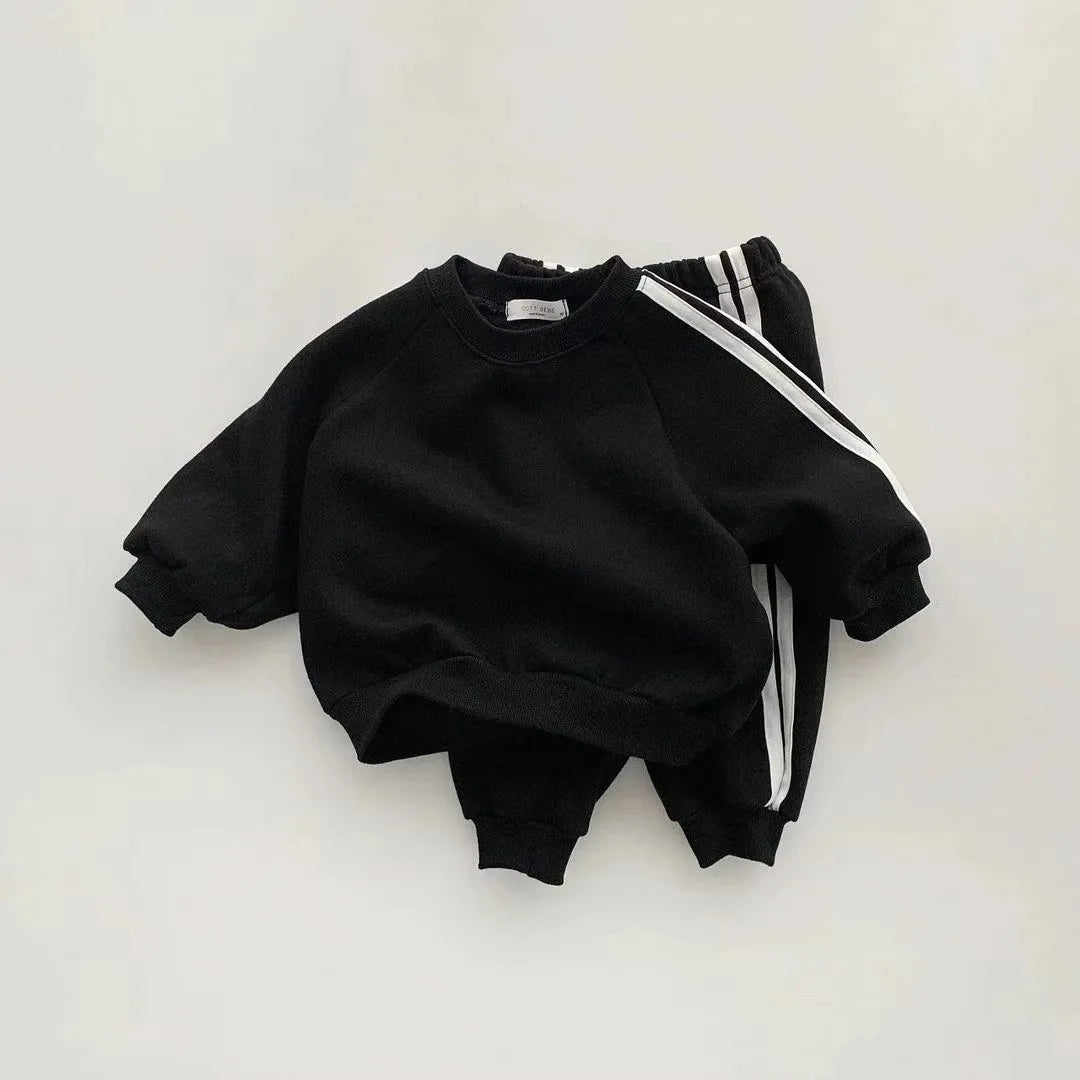 Children Casual Sweatshirt + Pants 2pcs Gym Suit Infant Cotton Pullover Outfits